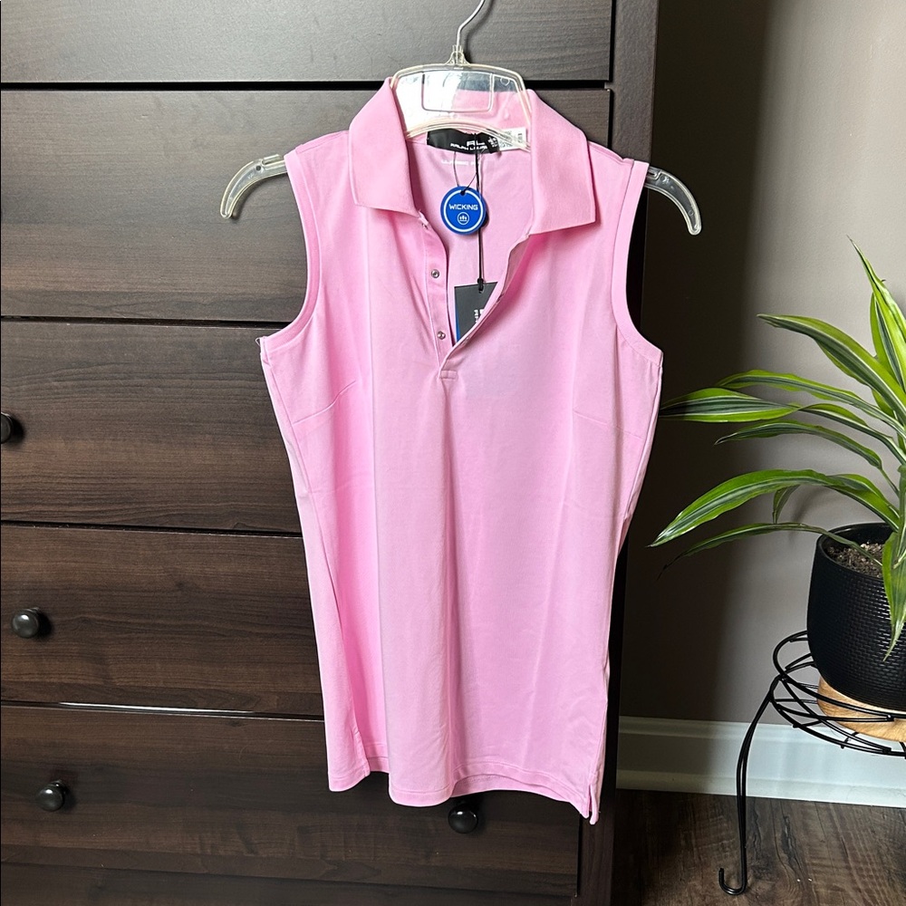 Ralph Lauren Pink Sleeveless Blouse